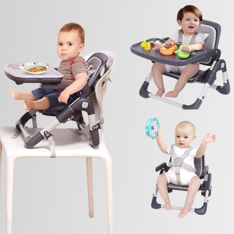 Nanny Portatif Yükseltici Lüks Bebek  Mama Sandalyesi