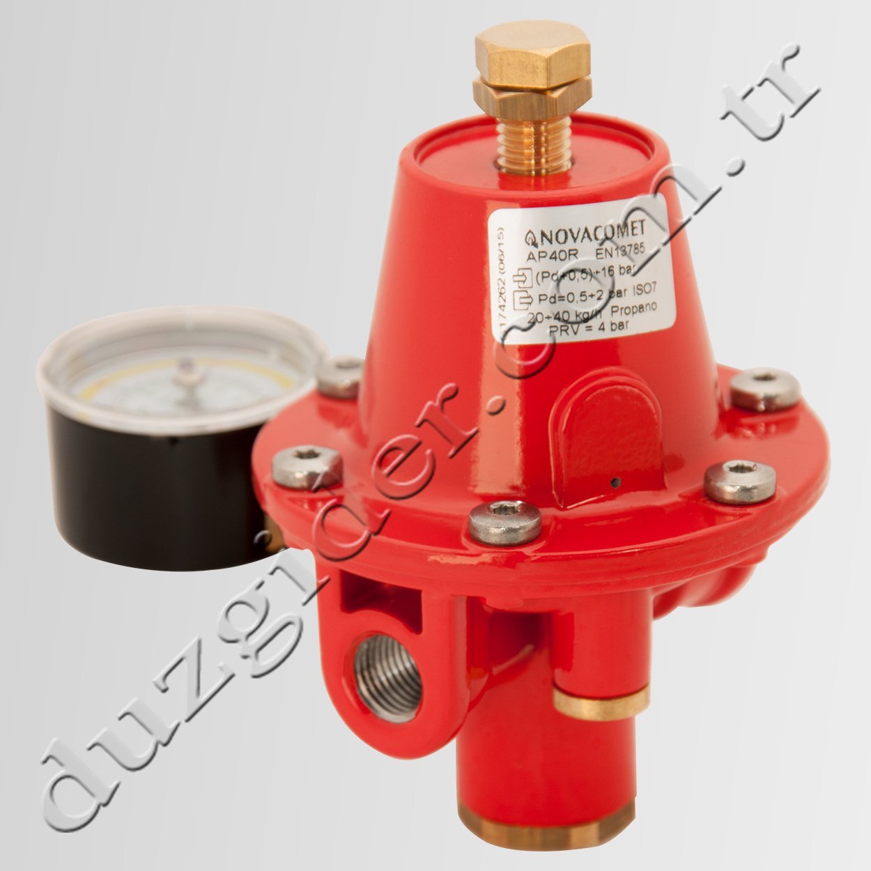 20-40 kg/h AP - 40 R Regülatör Dedantör Novacomet Tüp Başlığı