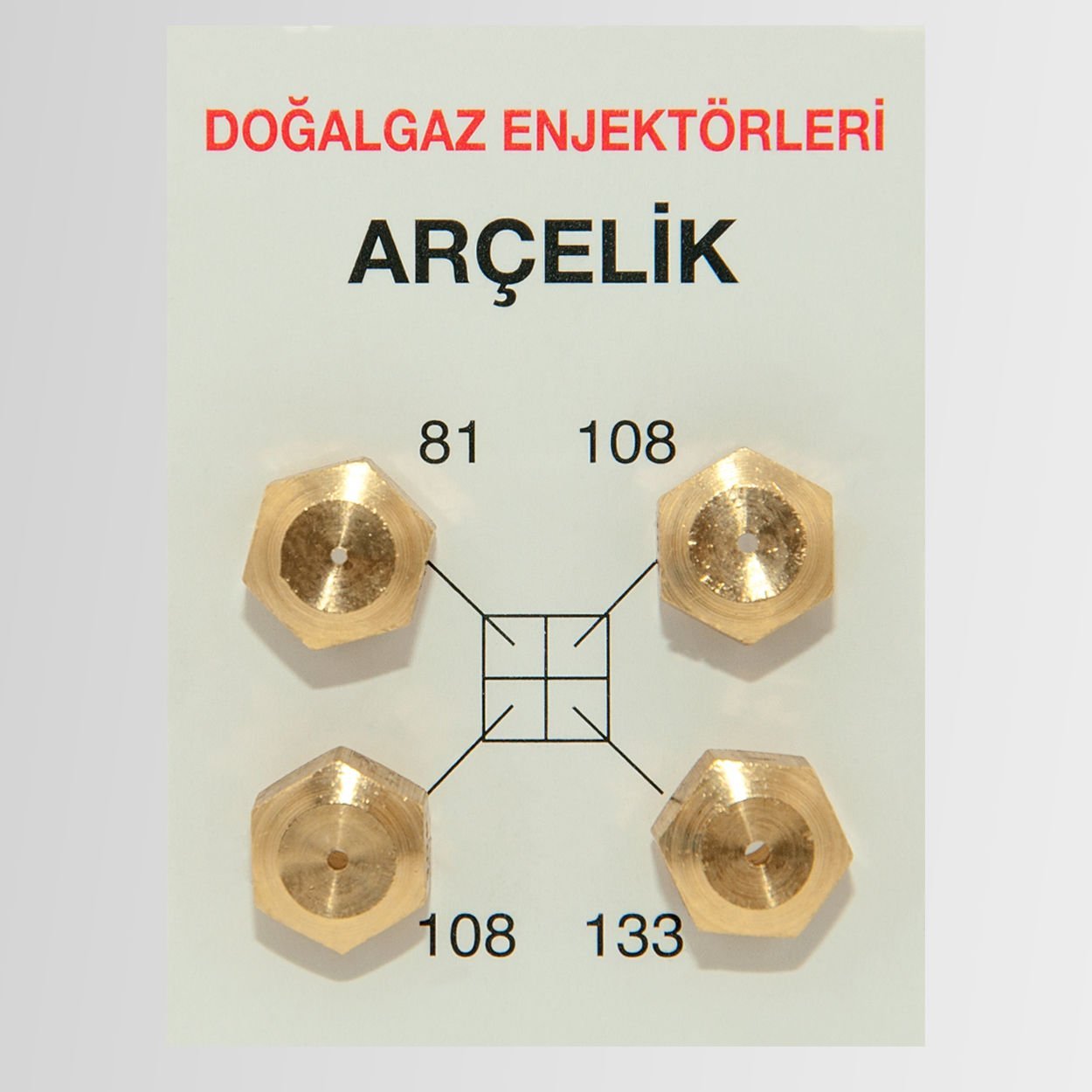 Arçelik Doğalgaz Enjektör Meme Takımı (10 ADET)