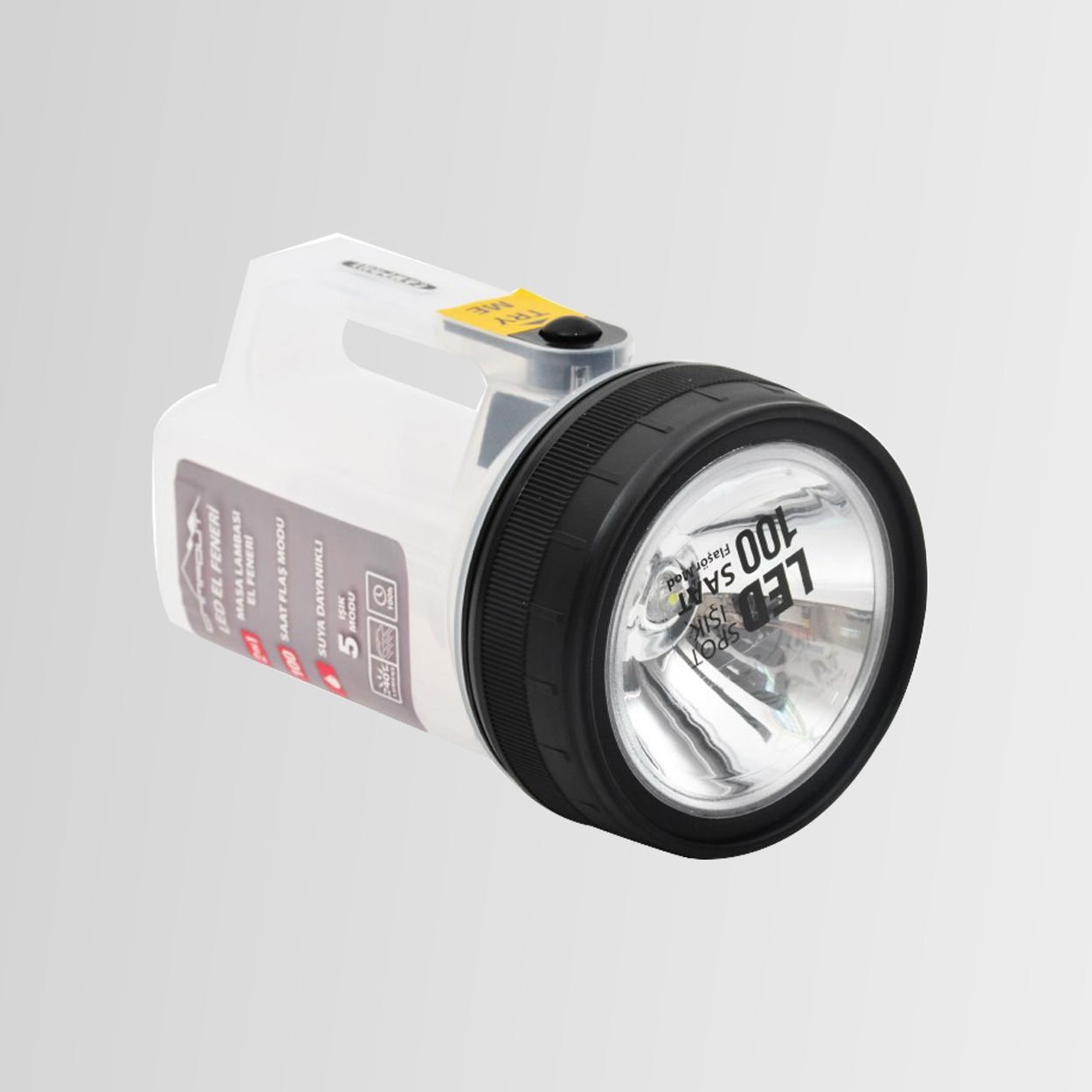 Nurgaz NG-181 Campout Pilli Led Kamp EL Feneri Suya Dayanıklı