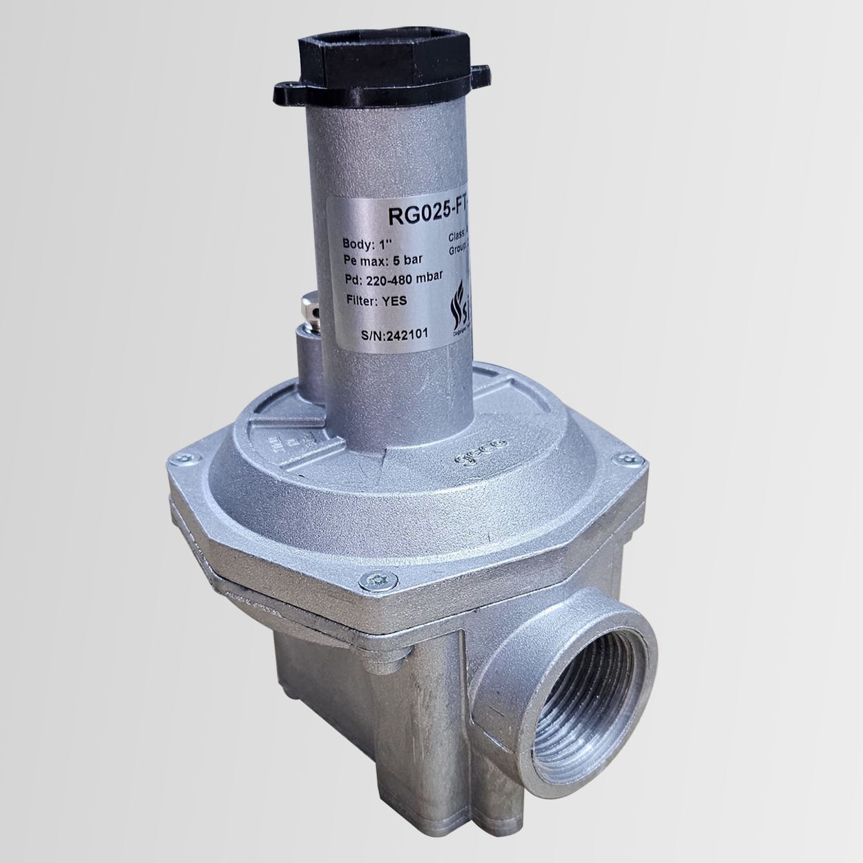 1'' Filtreli Gaz Regülatörü Dedantör Compact Geca RG025-FT-5B