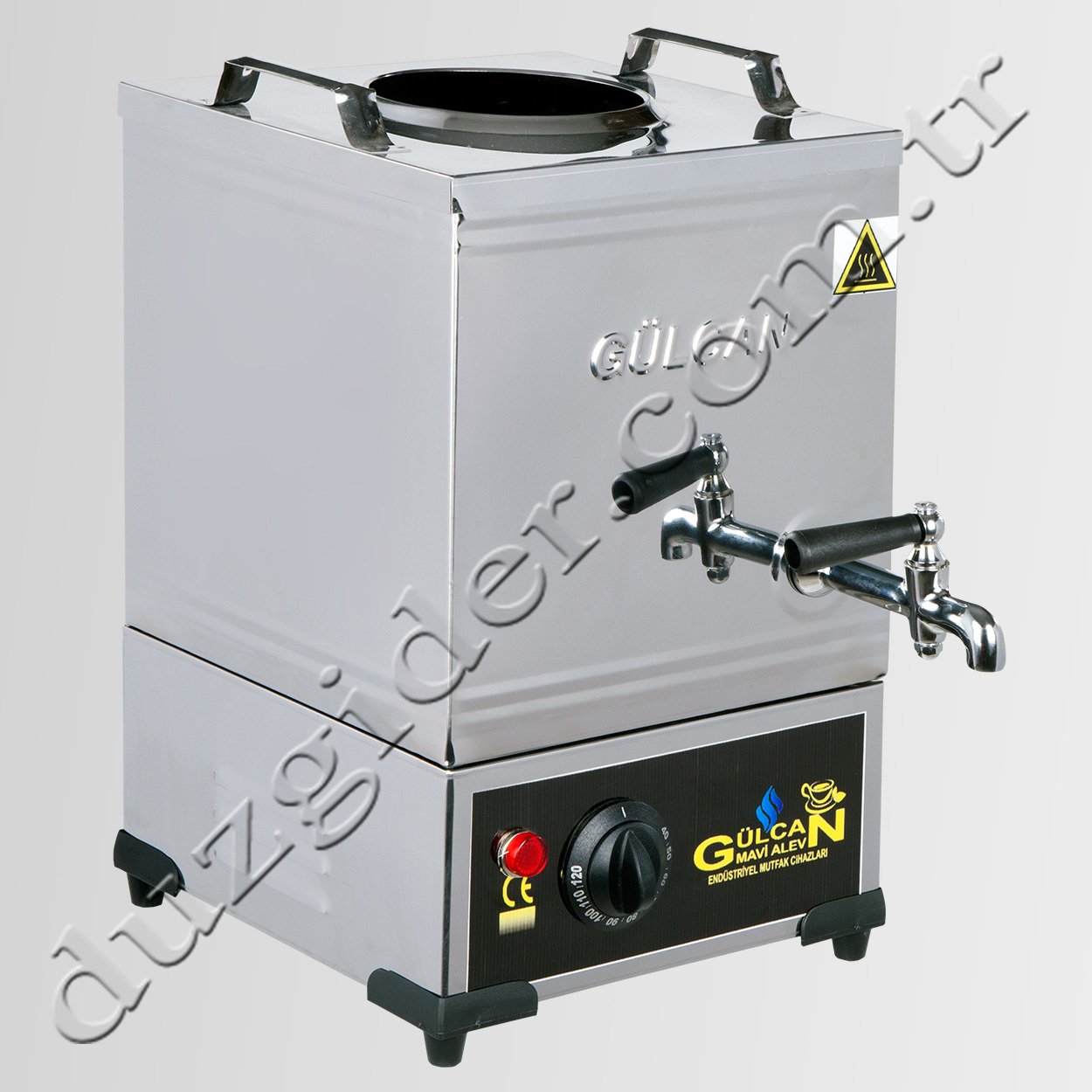 12 Litre Tek Demlikli Elektrikli Krom Tabanlı Kahveci Takımı