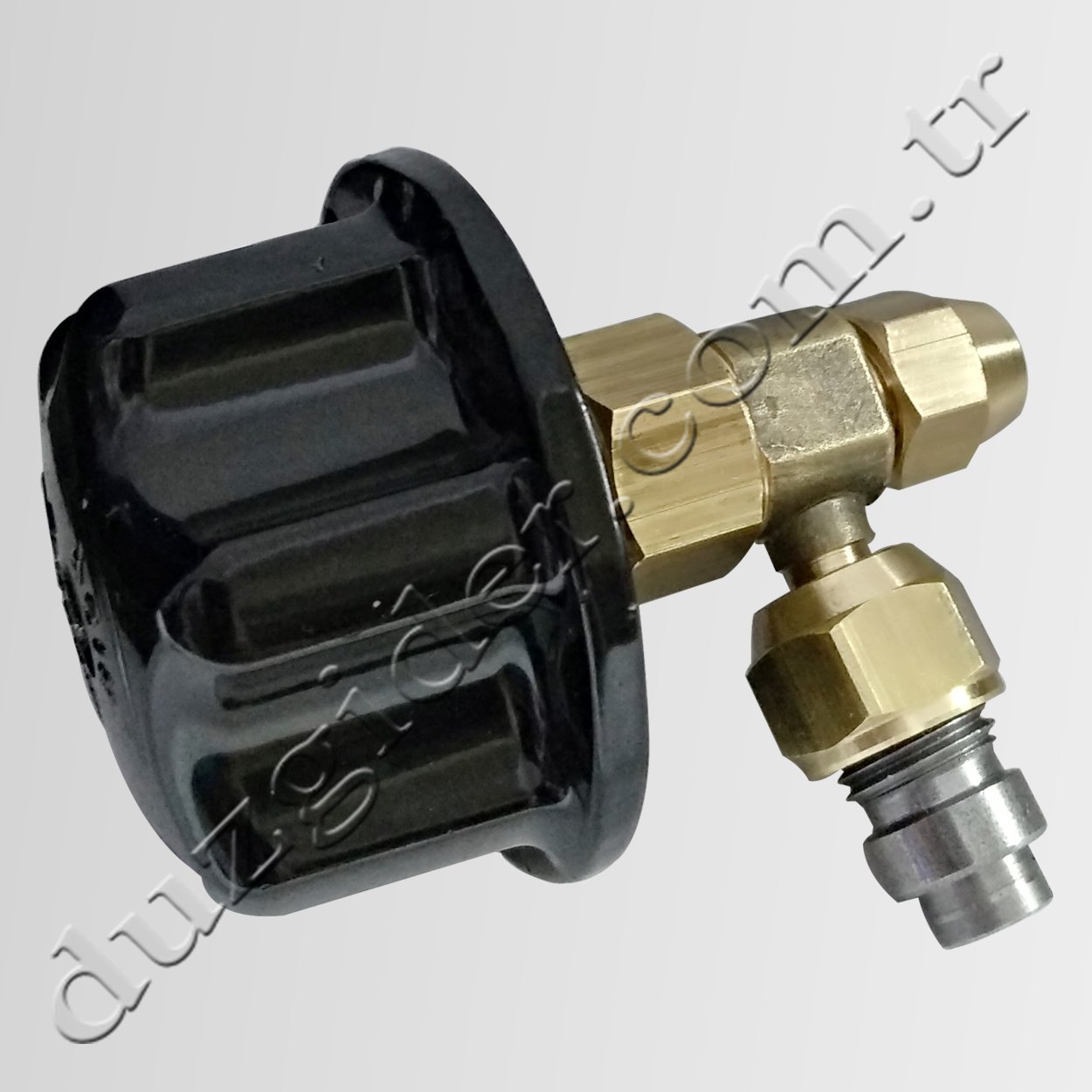 1/4' Metal Düğmeli Yüzüklü Kuzine Musluk