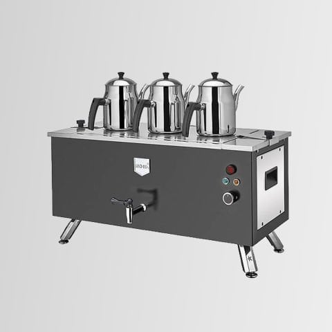 Remta Çift Cidarlı 3 Demlikli Elektrikli Kahveci Çay Ocağı 31 lt - EP03(L)