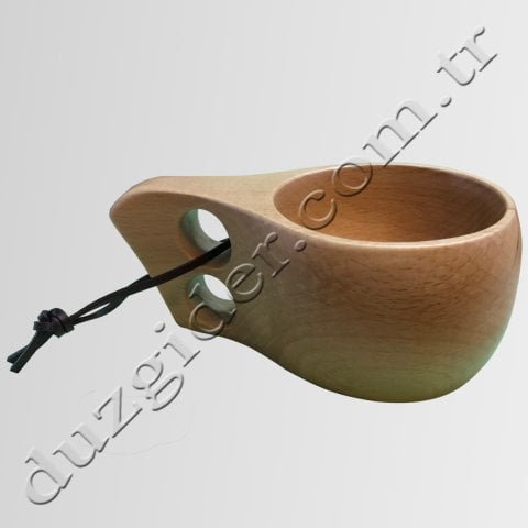 Kuksa Ahşap Kamp Bardak FOX