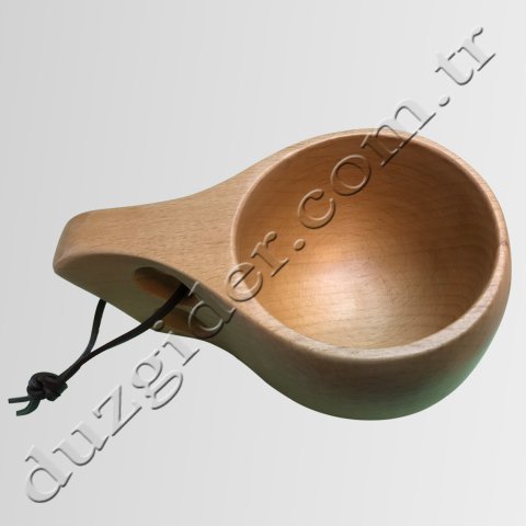 Kuksa Ahşap Kamp Bardak FOX