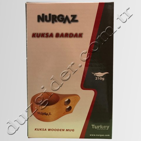 Kuksa Ahşap Kamp Bardak FOX