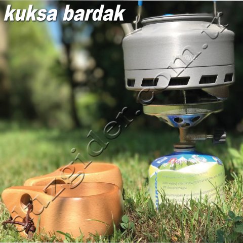 Kuksa Ahşap Kamp Bardak FOX