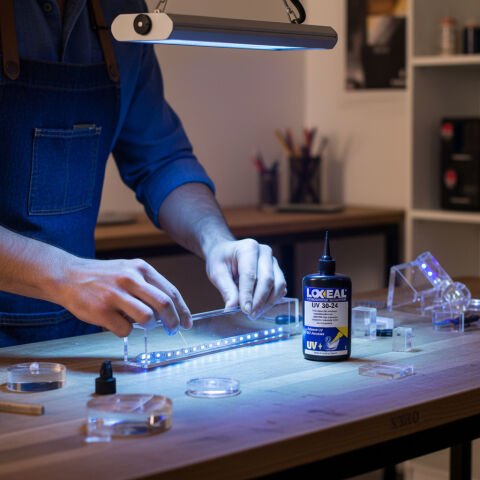 Loxeal UV 30-24 Yüksek Mukavemetli UV Cam Yapıştırıcısı 50 ML
