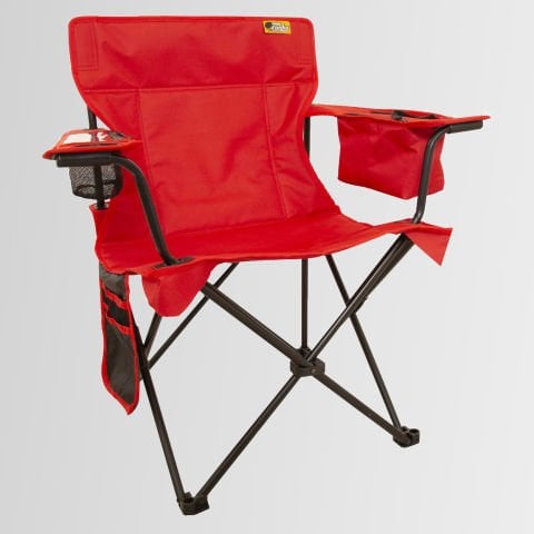 FUNKY CHAIRS Cool Ice Lüks Katlanabilir Kamp Sandalyesi KIRMIZI