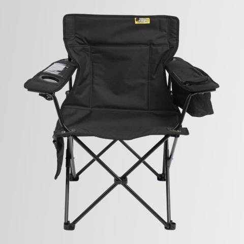 FUNKY CHAIRS Cool Ice Lüks Katlanabilir Kamp Sandalyesi SİYAH
