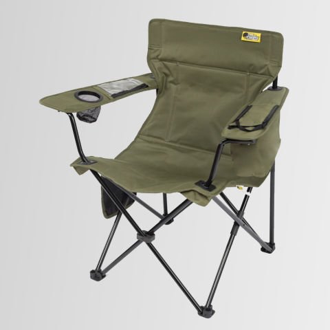 FUNKY CHAIRS Cool Ice Lüks Katlanabilir Kamp Sandalyesi HAKİ