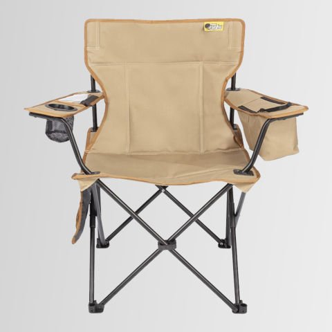 FUNKY CHAIRS Cool Ice Lüks Katlanabilir Kamp Sandalyesi TOPRAK