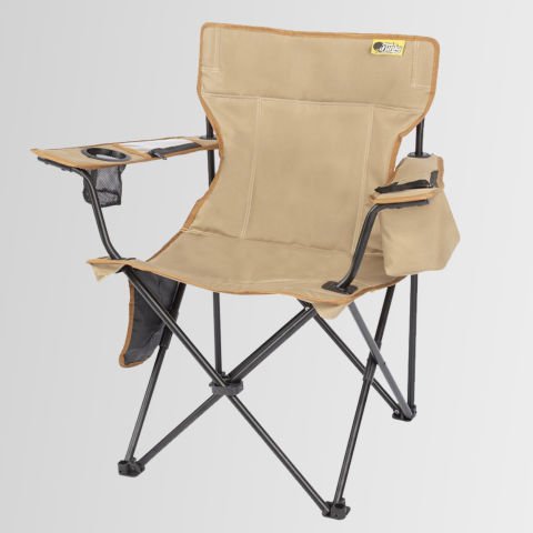 FUNKY CHAIRS Cool Ice Lüks Katlanabilir Kamp Sandalyesi TOPRAK