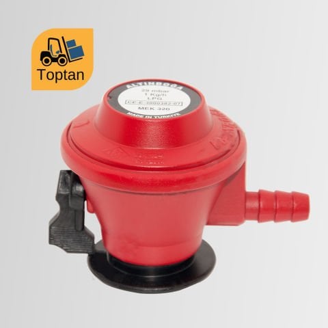 Metal Emniyet Kilitli Alçak Basınç Dedantörü - Tüp Başlığı Altınboğa ( 10mm ) (T)