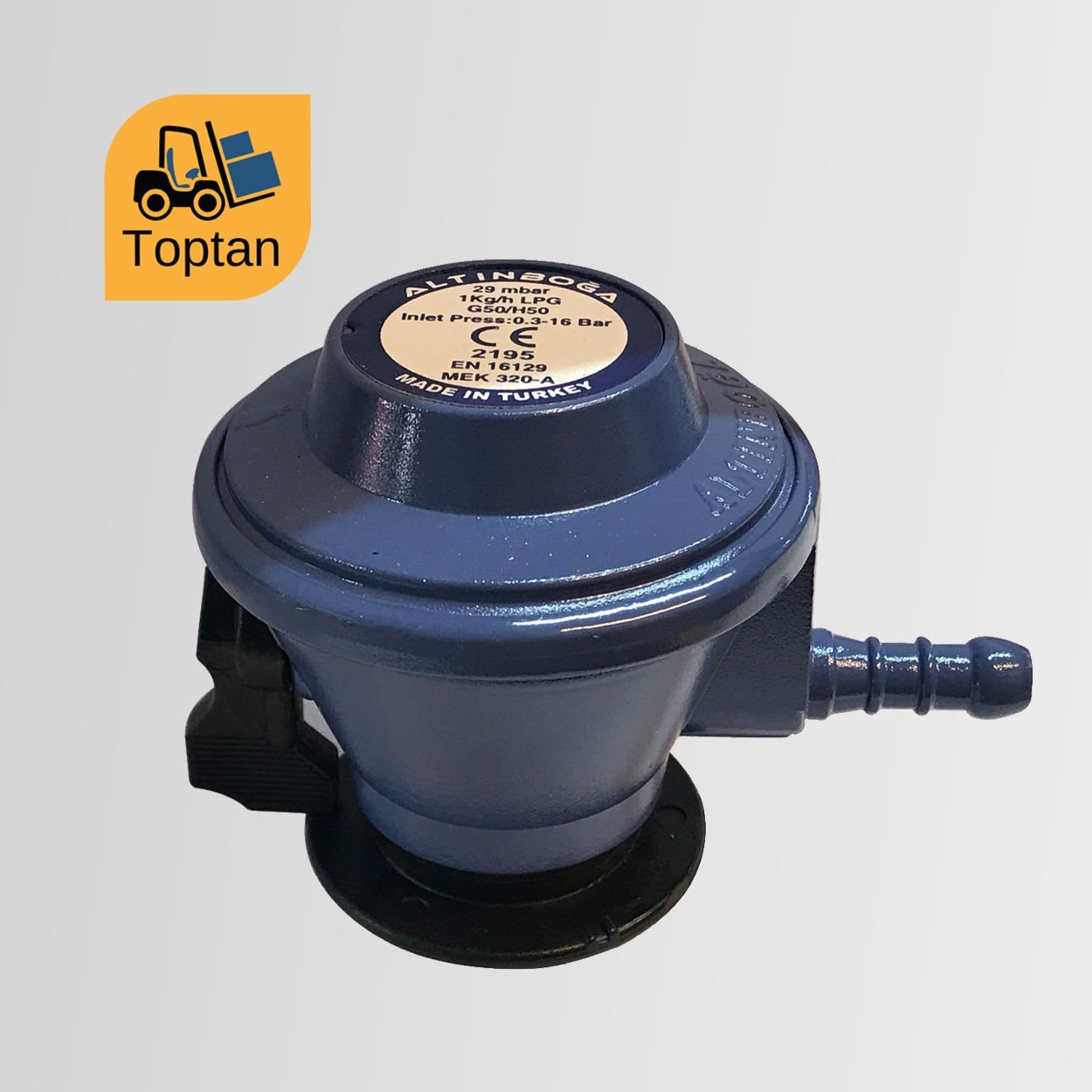 Metal Emniyet Kilitli Alçak Basınç Dedantörü Altınboğa ( 8 mm ) Tüp Başlığı (T)