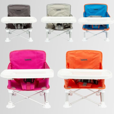 Nanny Deluxe Portatif Katlanabilir Bebek Mama Sandalyesi