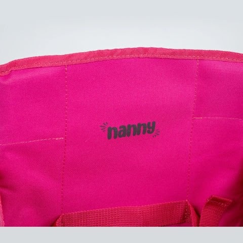 Nanny Deluxe Portatif Katlanabilir Bebek Mama Sandalyesi PEMBE