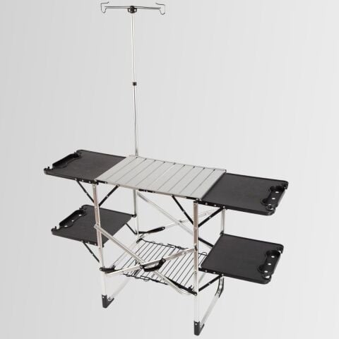 FUNKY CHAIRS Portatif Katlanabilir Alüminyum Kamp Mutfak Standı