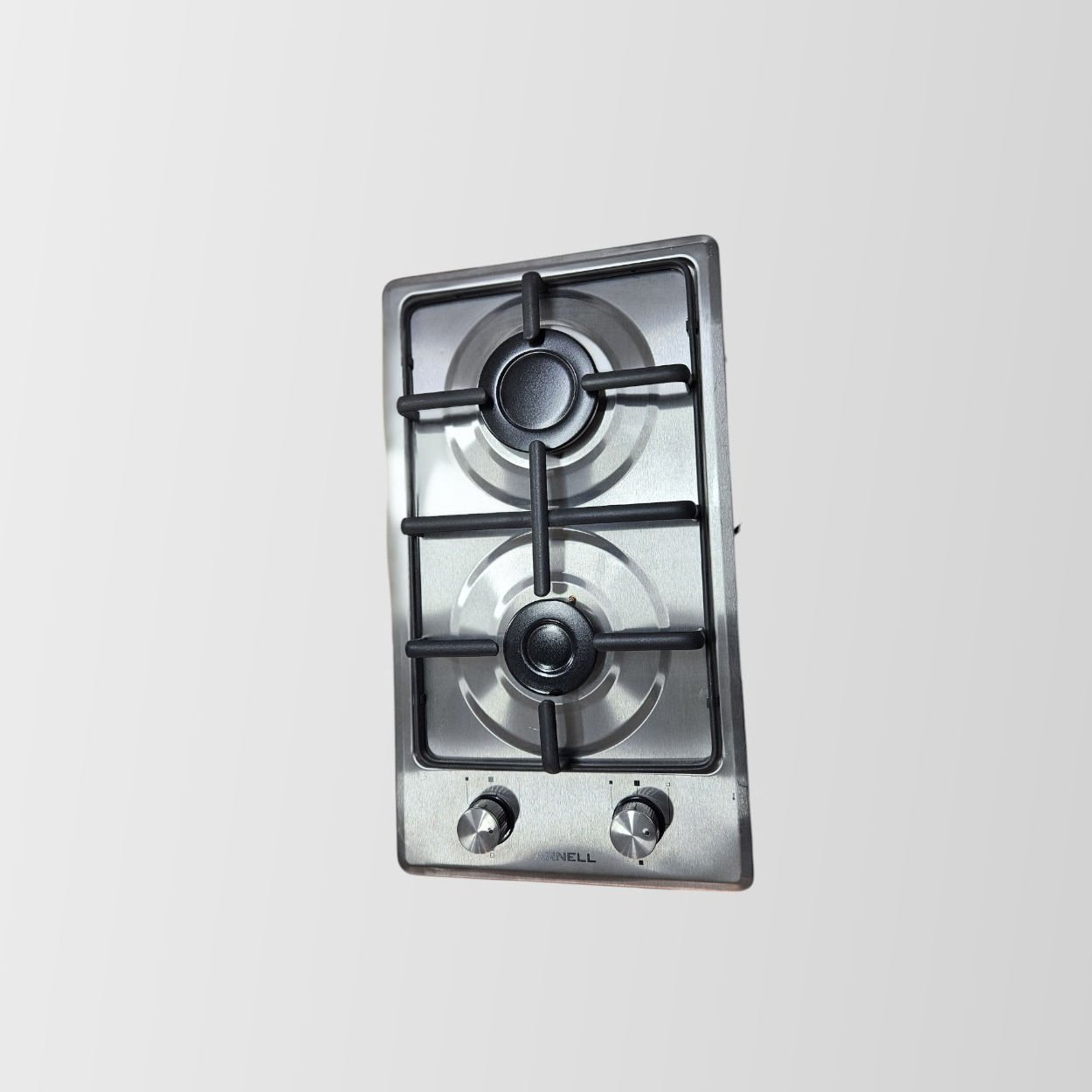 Domino AR680 İkili Tüplü Cam Set Üstü Ankastre Gömme Ocak Renk Seçenekli İnox (Krom)