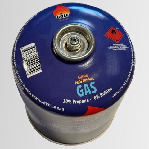 GOLF Butan Propan Kamp Gazı Valfli Kartuş 230 GR