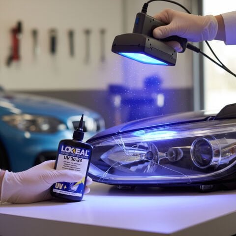 Loxeal UV 30-24 Yüksek Mukavemetli UV Cam Yapıştırıcısı 250 ML