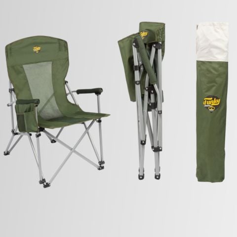 FUNKY CHAIRS Big Small Kamp Sandalyesi Çantalı Katlanabilir HAKİ