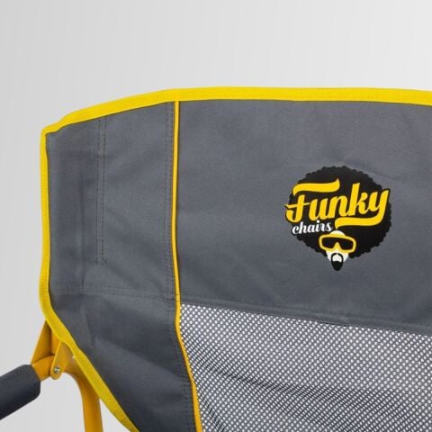 FUNKY CHAIRS Extra Katlanabilir XL Kamp Sandalyesi – Sarı