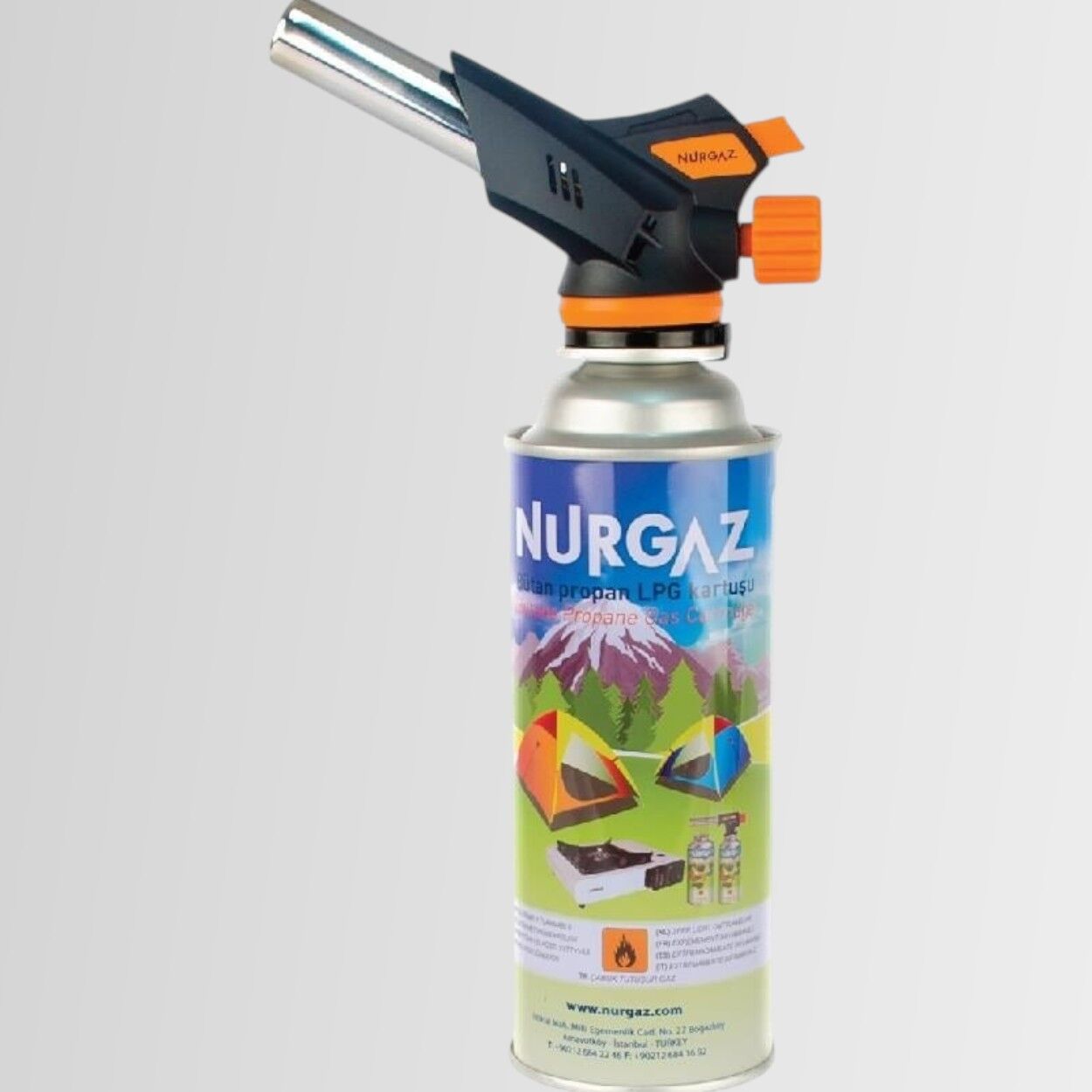 Nurgaz NG 503 Çakmaklı Firebird Torch Kamp Pürmüz Set