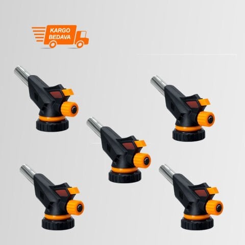 WS-509C Tudor Bütan Gaz Torch Çakmaklı Kamp Pürmüz Başlığı  5 Adet