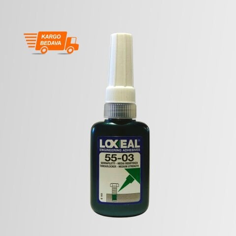 55-03 10 ml Loxeal Somun Kenetleme Orta Mukavemet