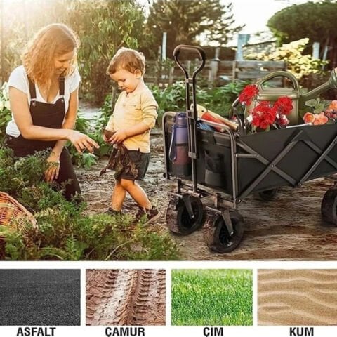 Madfox Voyager Katlanır Çok Amaçlı Yük Taşıma - Plaj ve Kamp Arabası [Vagon]