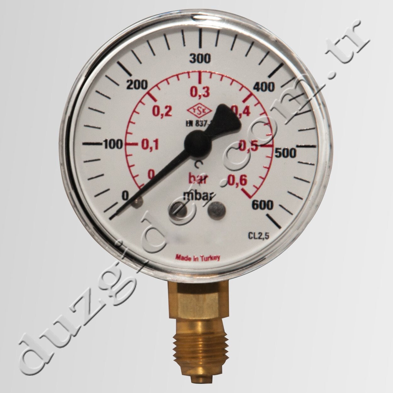 0-600 mbar Ø 63 Manometre Diyaframlı Tip
