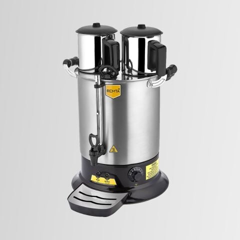 PT14 Remta Elektrikli Platin Model Çift Demlikli Çay Makinesi 17 lt (Demlik Dahil)