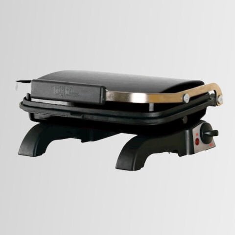 Tuğra Döküm Mini Tost Makinesi 1800 W Elektrikli 8 Dilim Siyah