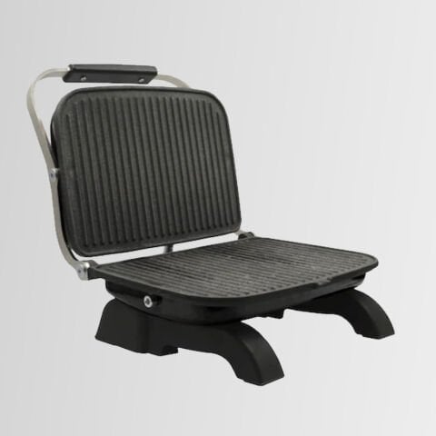 Tuğra Döküm Mini Tost Makinesi 1800 W Elektrikli 8 Dilim Siyah