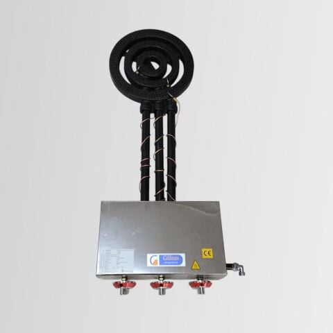 Gülsan Üç Yanış Yüksek Kapasiteli Seyyar Kazan Altı Doğalgazlı Ocak Brülörü 17 KW (CE Belgeli)