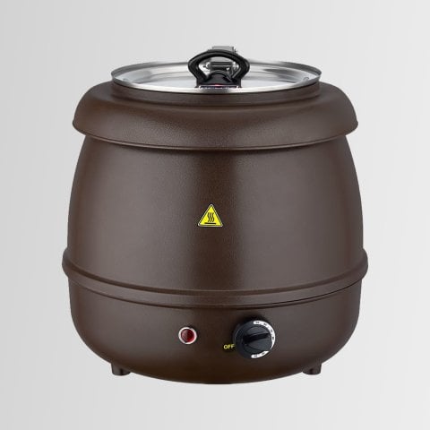 Remta CB11 Elektrikli Çorba Kazanı Pot Benmari Isıtıcı 9 lt Elegance Bakır