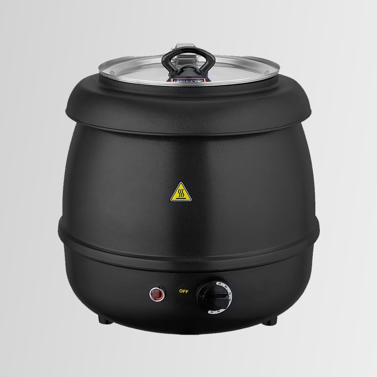 Remta CB10 Elektrikli Çorba Kazanı Pot Benmari Isıtıcı 9 lt Elegance Siyah
