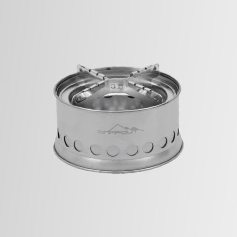 Nurgaz NG-TAK-B Campout Turbo Ateş Kutusu Büyük Paslanmaz Çelik Taşıma Çantalı