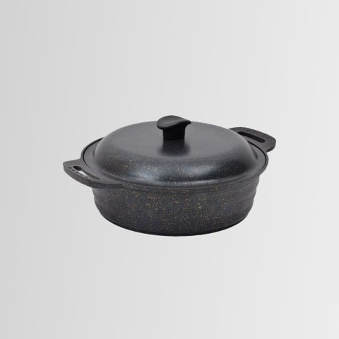 Nurgaz NG-178 Granit Döküm Kamp Tenceresi 28 Cm