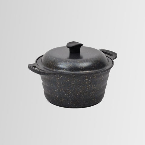 Nurgaz NG-179 Granit Döküm Kamp Tenceresi 24 Cm