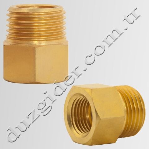 1/2' - 3/8' Redüksiyon Nipel Sağ