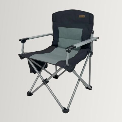 Madfox Journey Katlanır Kamp Sandalyesi Siyah/Gri