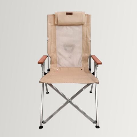 Madfox Haven 6 Kademeli Katlanır Kamp Sandalyesi Bej