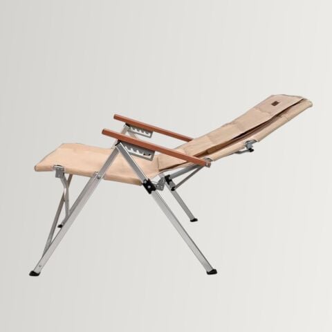Madfox Haven 6 Kademeli Katlanır Kamp Sandalyesi Bej
