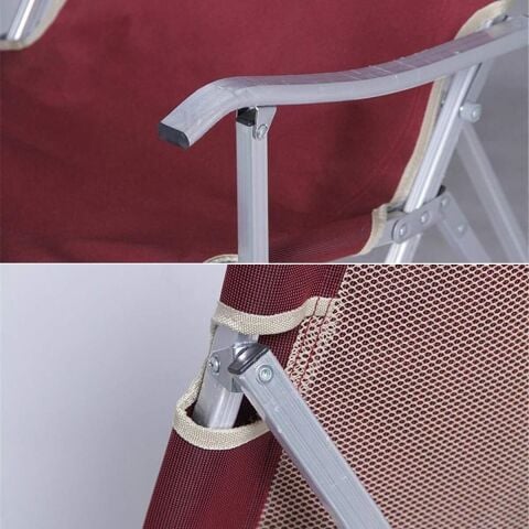 Madfox Dachuan Katlanır Kamp Sandalyesi Bordo