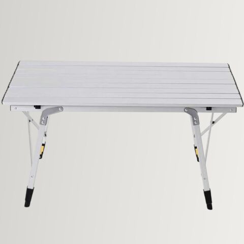 FUNKY CHAIRS Elite Alüminyum Teleskopik Ayaklı Kamp Piknik Masası Gri