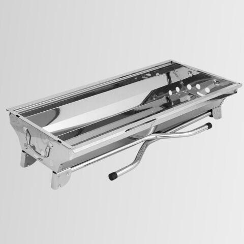 Madfox Grillmate Portatif Katlanır BBQ Mangal Gümüş