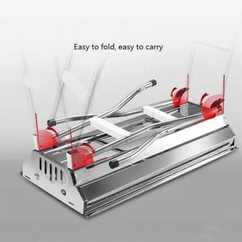 Madfox Grillmate Portatif Katlanır BBQ Mangal Gümüş